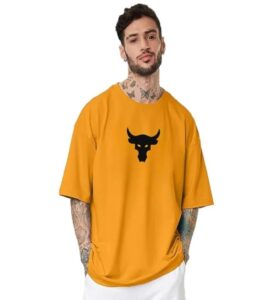 Round Men Oversized T Shirts, Half Sleeves